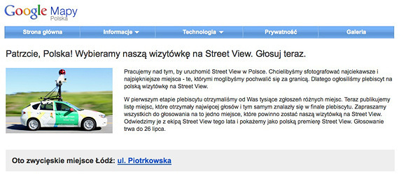 Ulica Piotrkowska zwyciężyła w internetowym plebiscycie 