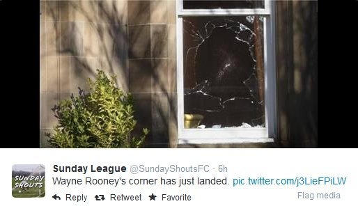 Rooney rzut rożny 