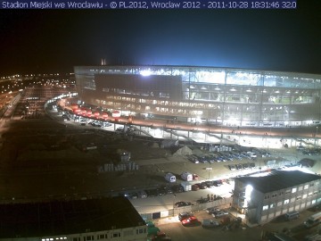 Tak prezentuje się wrocławski stadion przed meczem