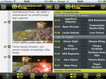 Ekstraklasa.net LIVE! na iPada