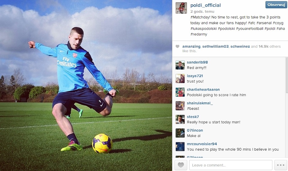 Lukas Podolski via Instagram