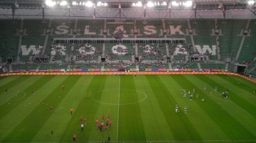 Stadion Śląska na meczu z Helsingborgiem