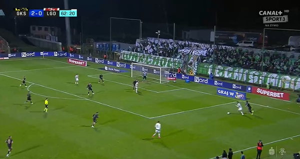 Kibice Lechii w Katowicach