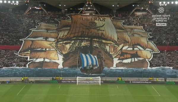 Oprawa kibiców Legii