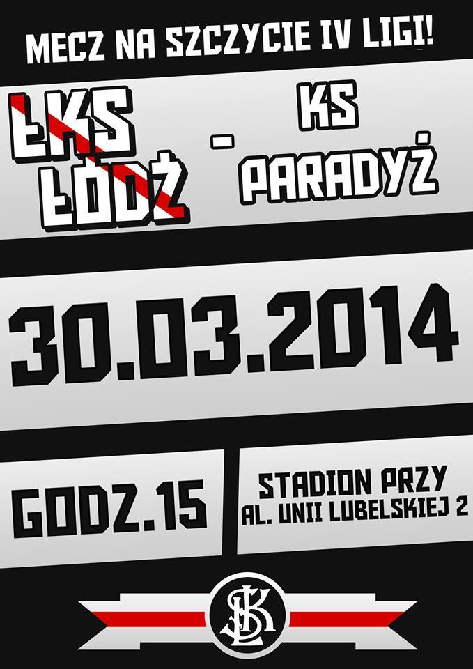 ŁKS Łódź - KS Paradyż