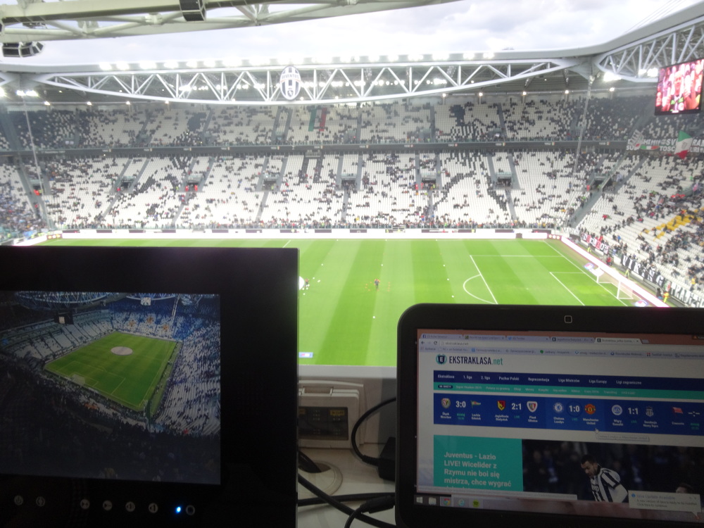 Ekstraklasa.net na Juventus Stadium! Juventus - Lazio!