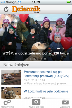 Dziennik Łódzki na iPhone'a