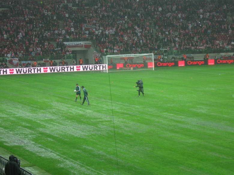 Murawa Stadionu Narodowego podczas meczu Polska - Anglia (2012 r.)